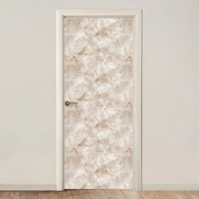 Marmer - Patroon - Klassiek deurposter klein 289 -3d_beige