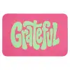 Grateful - Groen - Grafisch - Vloeiend Badmat klein -3d