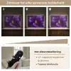 Paars - Viool - Diepte Light Box met batterij (Wandlamp) middel -USP_dimbaarNL