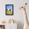 Koeien - Boerderij - Gras- Natuur - Dieren fotolijst zwart zonder passe partout klein -usfeer4_kinderkamer
