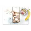 Konijn - Baby dier - Kinderen - Kinderkamer - Babykamer Placemat vinyl groot -zzzproduct_Kitchenyeah-website