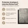 Winter - Kerst - Warm - Eten Inductie beschermer vinyl 3mm middel -usfeer2_FR