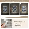 Abstract - Patroon - Blauw Light Box met kabel (Tafellamp) klein 925 -USP_dimbaarNL