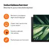 Bladeren - Tropisch - Jungle Inductie beschermer vinyl 3mm groot -zzzzzzz-td-ups