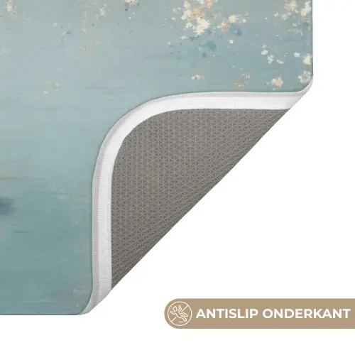 Bloesems - Minimalistisch - Wateroppervlak - Boot Badmat klein -USP_AntislipNL
