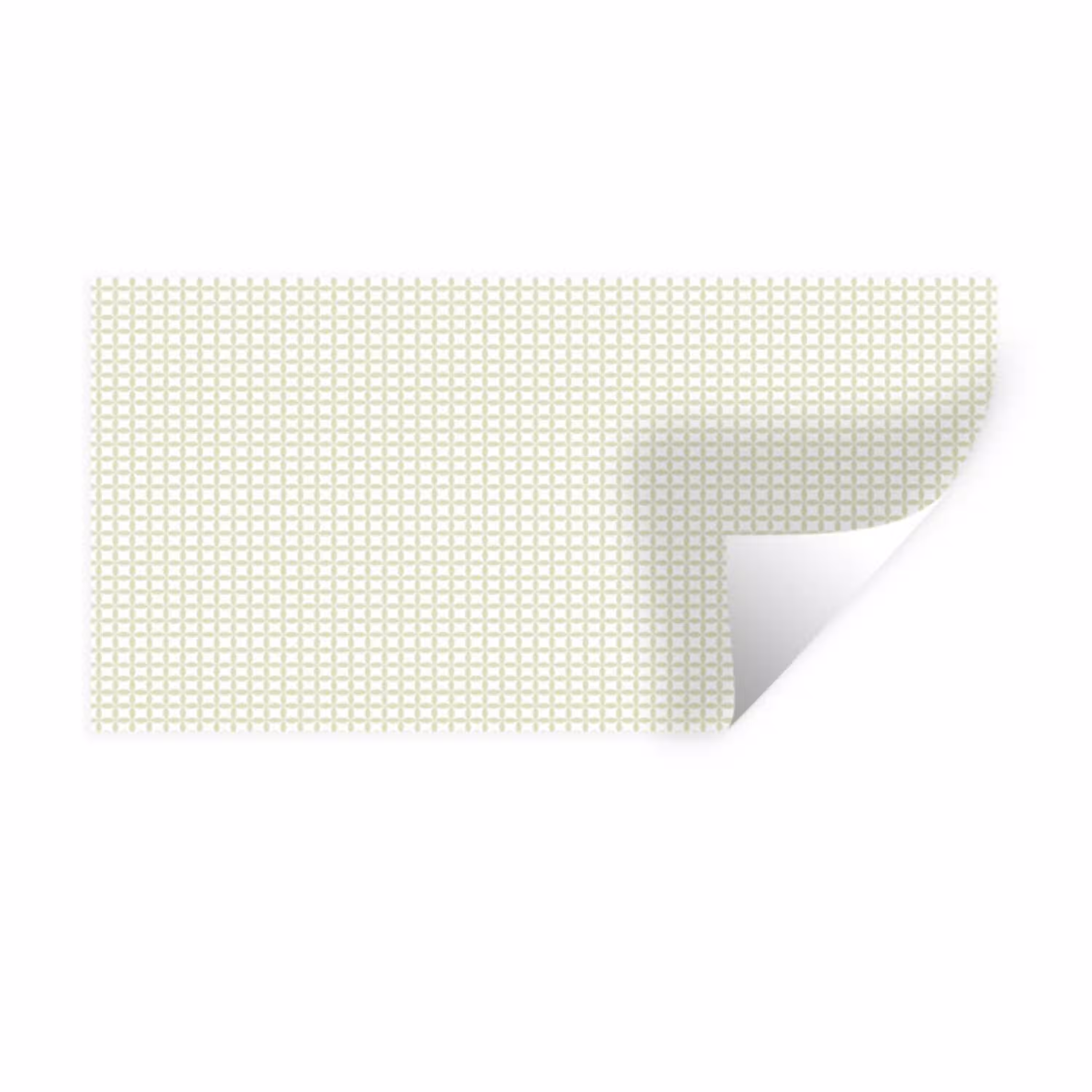 Saliegroen - Geometrisch - Cirkels - Patroon Muursticker klein 287 -3d