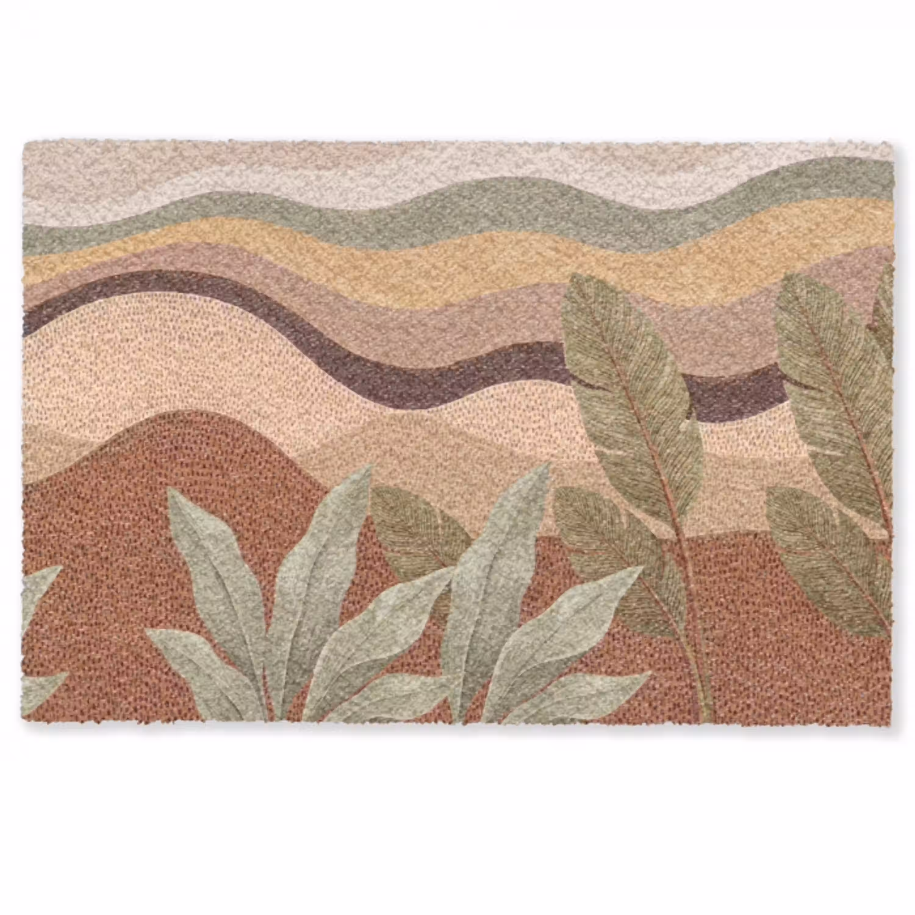 Natuur - Bladeren - Landschap - Abstract - Aardetinten Deurmat klein -zkaufland3d