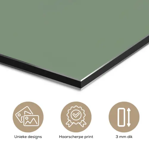 Groen - Waterijsje - Stokje - Illustratie aluminium wit klein -closeup_NL