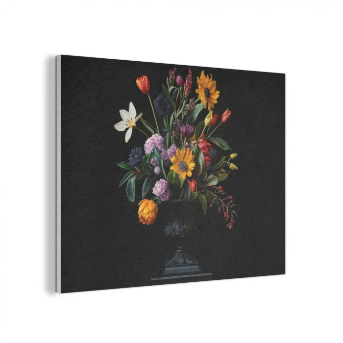 Zonnebloemen - Boeket - Kleurrijk PET vilt klein -3d
