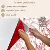 Dieren - Abstract - Rood keuken achterwand spatscherm klein 900 -spatscherm_FR