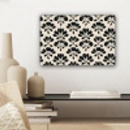 Abstract - Patroon - Zwart canvas 2cm klein 34 -sfeer6