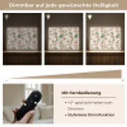 Bloemen - Patroon - Pastel Light Box met batterij (Wandlamp) middel 907 -USP_dimbaarDE