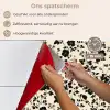 Bloemen - Dessin - Zwart keuken achterwand spatscherm klein 900 -spatscherm_NL