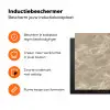 Bruin - Kristaladers - Marmer Inductie beschermer vinyl 3mm klein 276 -zzzzzzz-td-ups