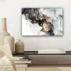 Marmer - Goud - Abstract - Zwart Wit - Luxe canvas 2cm klein -sfeer6