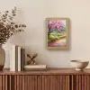 Watercolor - Natuur - Bomen - Kunst - Bloemen Light Box met kabel (Tafellamp) klein -sfeer2