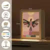 Illustratie - Vogel - Vlakken - Kleurrijk Light Box met kabel (Tafellamp) klein -USP_websiteoverzichtDE