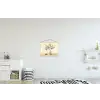 Vaas - Keramiek - Olijftakken textielposter latten blank klein -kinderkamer