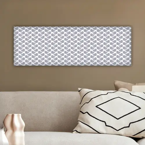 Oceaan - Koraal - Blauw - Wit canvas 2cm klein 828 -sfeer3