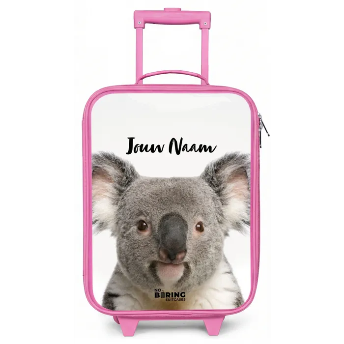 Schattige Koala Beer Kinderkoffer - Roze klein -zz3dotto
