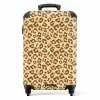Lichtbruin luipaardpatroon NBS - Handbagage koffer - Volwassenen Unisex middel -productfoto_recht