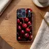 Rood - Fruit - Kersen Telefoonhoesje iPhone 17 Pro klein -sfeer1