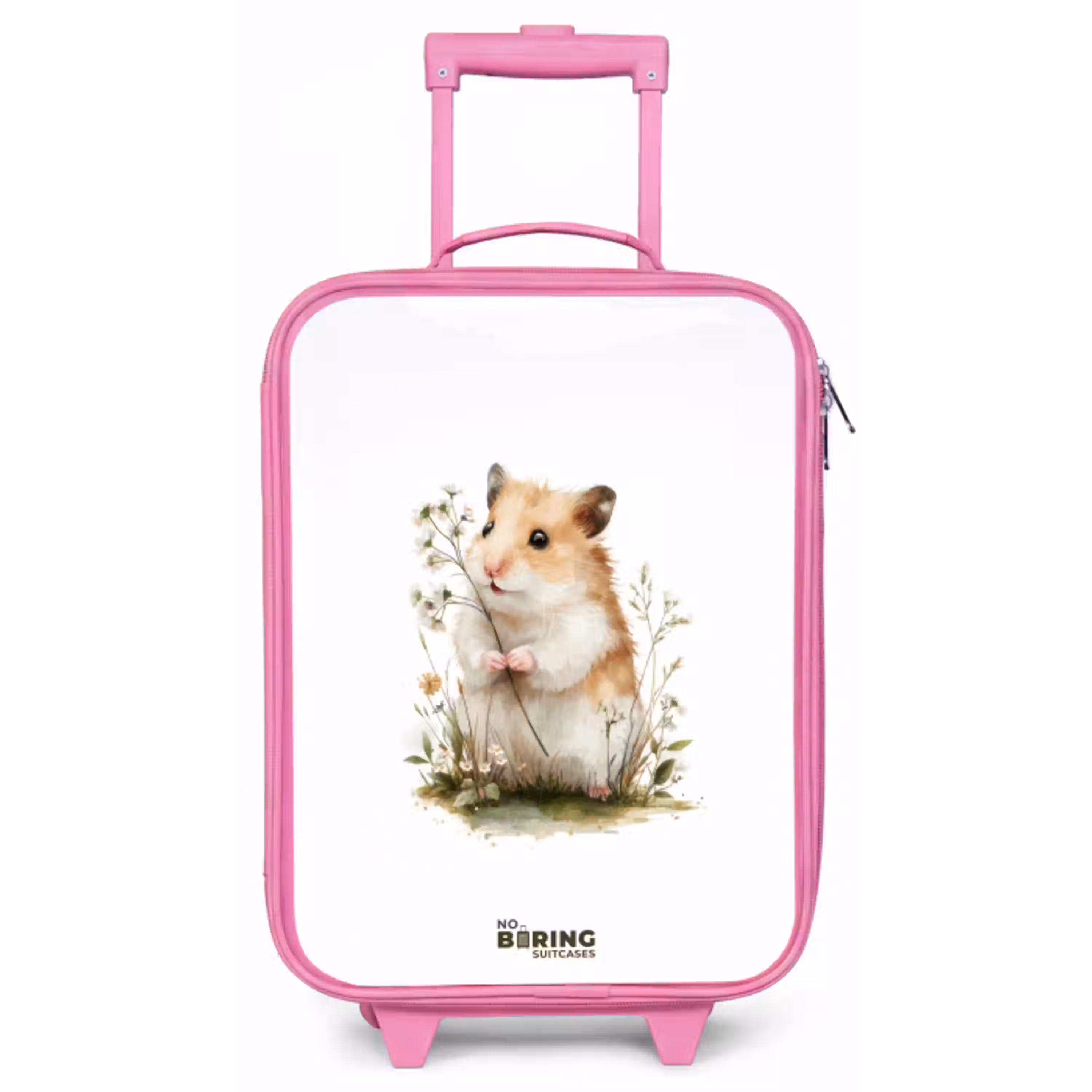 Dier - Natuur - Hamster Kinderkoffer - Roze klein -zz3dotto