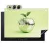 Groen - Disco - Decoratie - Appel Inductie beschemer met haakjes klein -3d