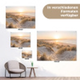 Duinen - Strand - Zee tuinposter los doek klein -Xsfeer9_DE