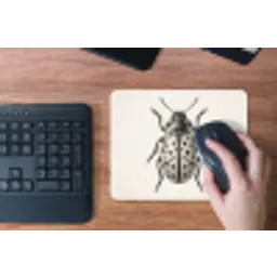 Kever - Insect - Vintage muismat rubber klein -toetsenbord