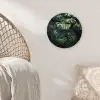 Plant - Monstera - Lichtinval Wandcirkel kunststof plaat 5mm dik klein -sfeer5
