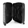 Donkergrijze halve cirkels NBS - Handbagage koffer - Kinderen Unisex middel -binnenkant