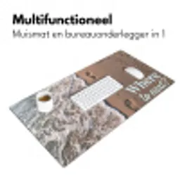 Where to next - Strand - Voetstappen Muismat XXL klein -sfeer4