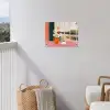 Bloemen - Koffie - Raam tuinposter los doek klein -sfeer8