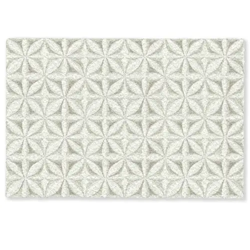 Abstract - Structuur - Grijs - Wit Deurmat klein 898 -zkaufland3d