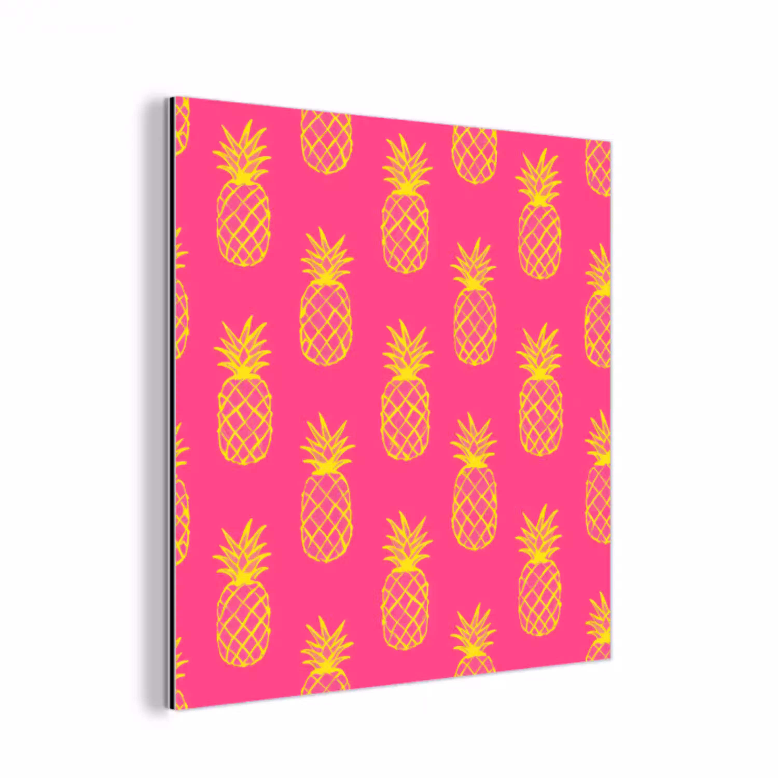 Ananas - Trendy - Roze aluminium wit klein 46 -3d