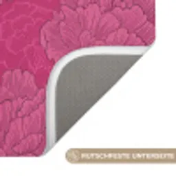 Pioenrozen - Energiek - Roze Badmat klein 997 -USP_AntislipDE