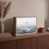Abstract - Modern - Water - Hart Light Box met batterij (Wandlamp) middel -sfeer2