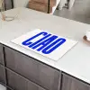 Ciao - Hoofdletters - Blauw - Minimalistisch Inductie beschermer vinyl 3mm klein -sfeer8