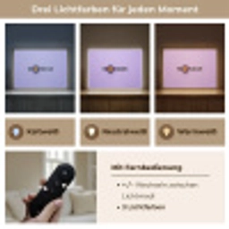 Maandag - Mok - Koffie - Paars Light Box met batterij (Wandlamp) middel -USP_lichtkleurDE