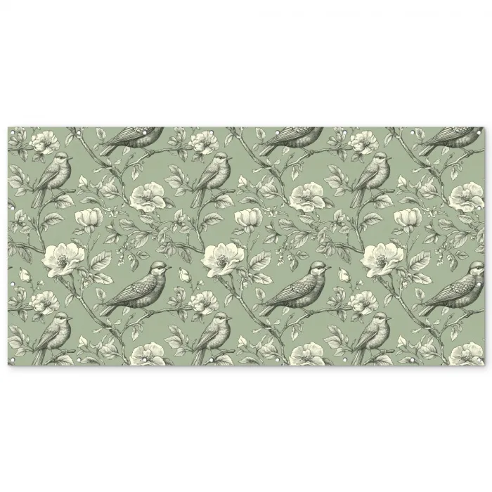 Klassiek - Botanisch - Groen Balkonbeschermer Duitsland klein 596 -zz_3d