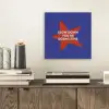 Slow down you're doing fine - Ster - Blauw aluminium wit klein -sfeer1
