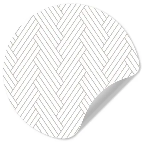 Grafisch - Patroon - Modern -  Geweven Wandcirkel behangsticker klein 186 -3d