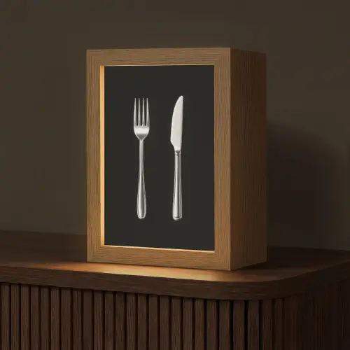 Bestek - Klassiek - Elegant Light Box met kabel (Tafellamp) klein -z3d_website