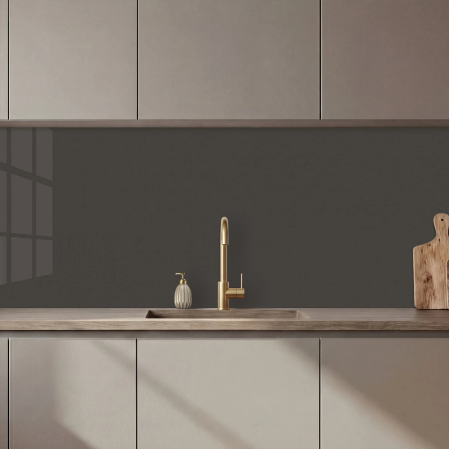 Grijs - Kleuren - Effen keuken achterwand 2 middel 871 zz_3dshopping