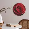 Rood - Roos - Romantisch Akoestische PET Vilt - Rond klein -sfeer3