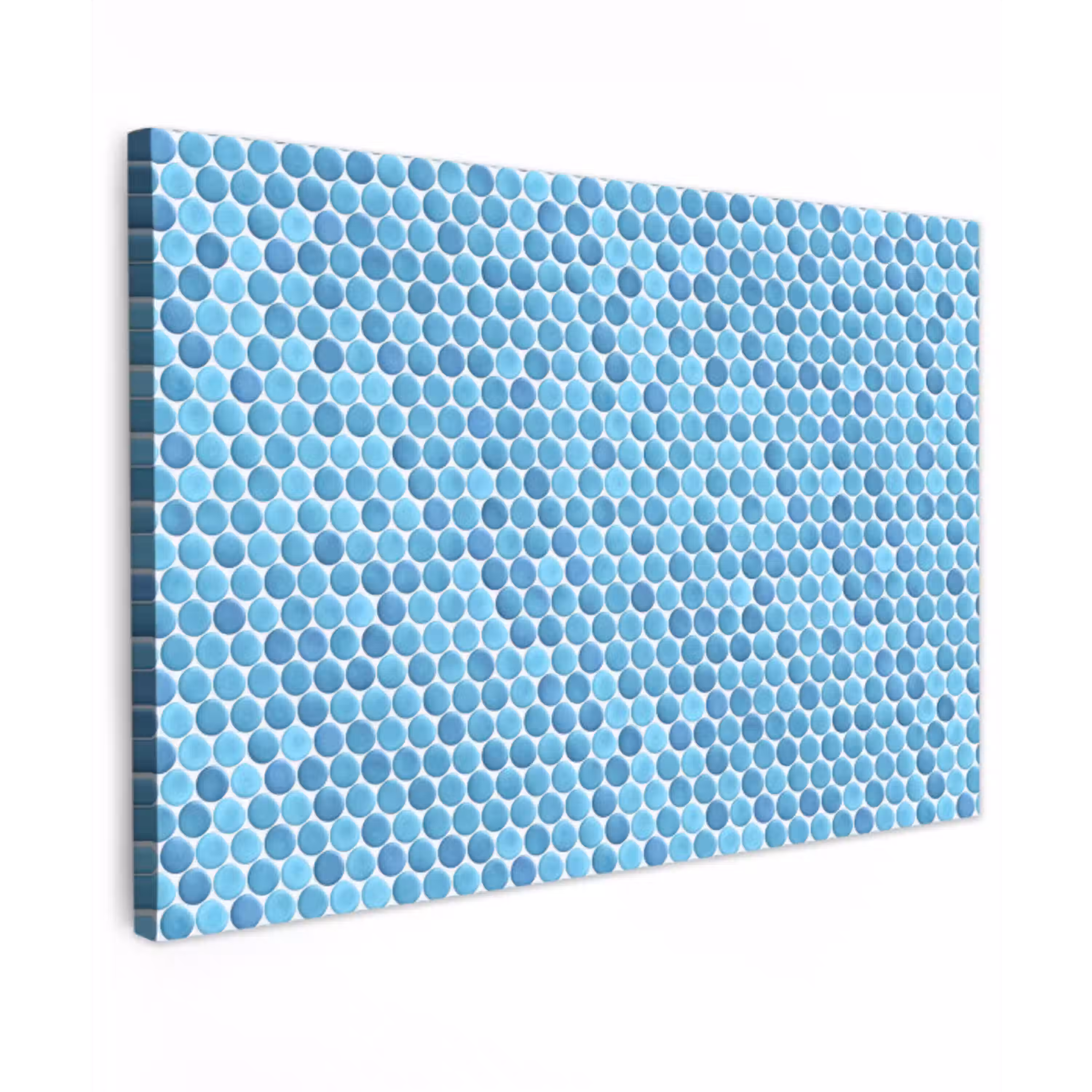 Penny - Mozaïek - Lichtblauw canvas 2cm klein 34 -z3d