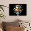 Vaas - Boeket - Bloemen - Kleur canvas 2cm klein -sfeer1