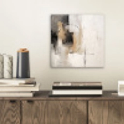 Kunst - Abstract - Grijs - Industrieel aluminium wit klein -sfeer1