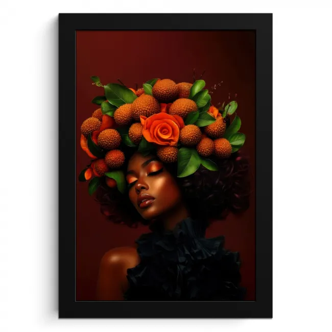 Vrouw - lychee - exotisch KitchenYeah - Keuken - Fotolijst klein -3d